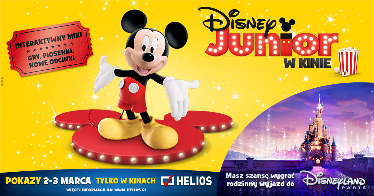 Helios zaprasza na kolejną edycję seansów z cyklu "Disney Junior w Kinie”!