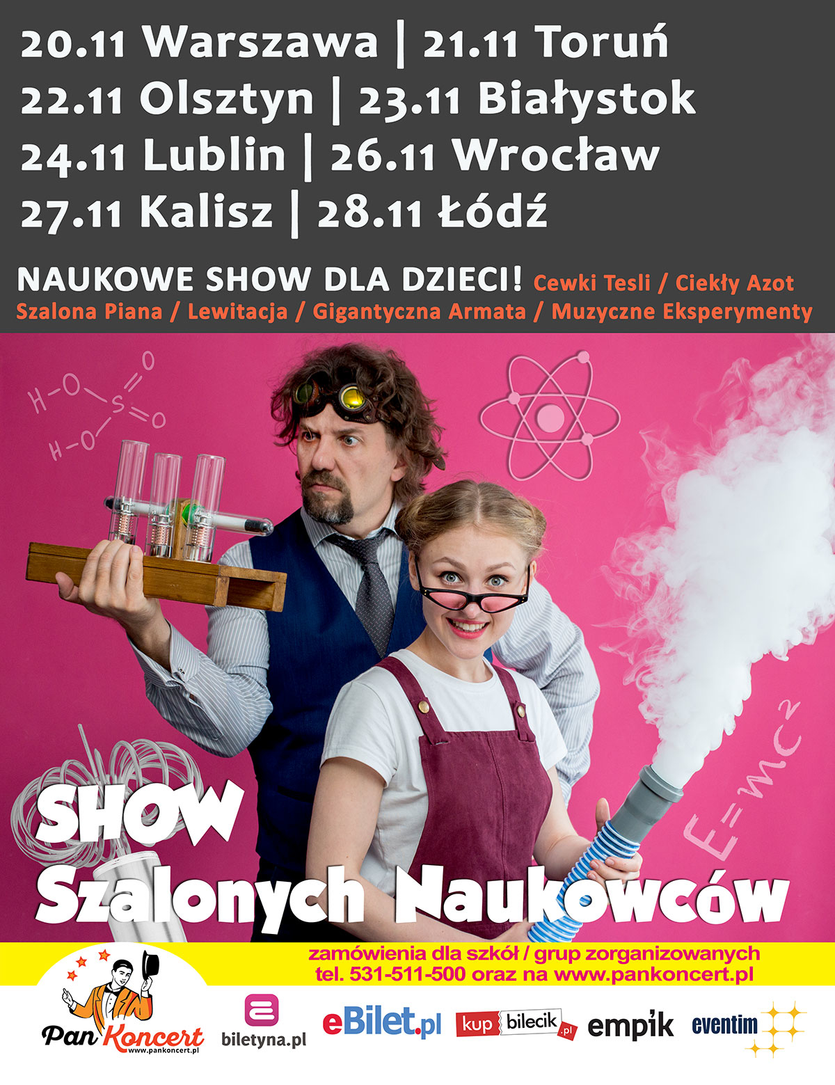 Zapraszamy na SHOW SZALONYCH NAUKOWCÓW