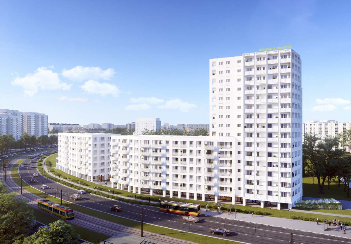 "Biały Dom” na Białołęce będzie najwyższym obiektem budowlany w dzielnicy