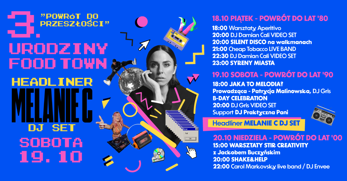 3. urodziny Food Town w Fabryce Norblina: muzyka, nostalgia i wspólna zabawa